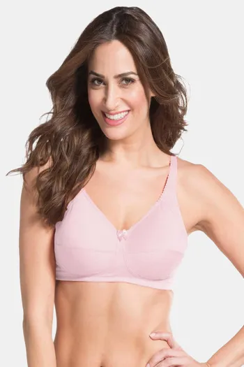 Buy Jockey  Firm Support Plus Size Bra - Candy Pink